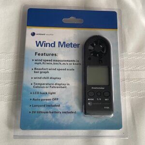Ambient Weather Wind Meter with lanyard - HP816A - NEW SEALED